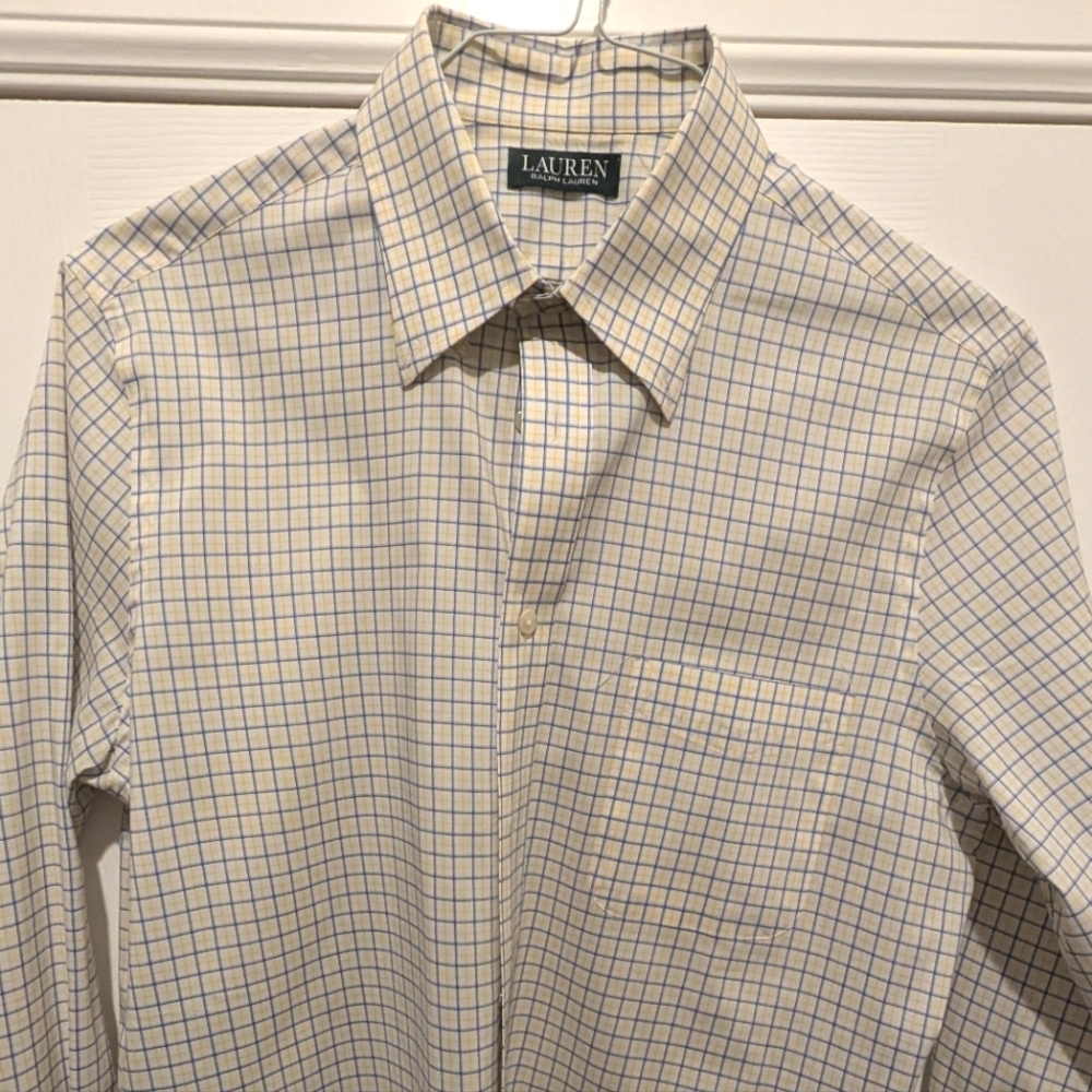 Men's Lauren, Ralph Lauren - Regular Fit Wrinkle Free Stretch Dress Shirt